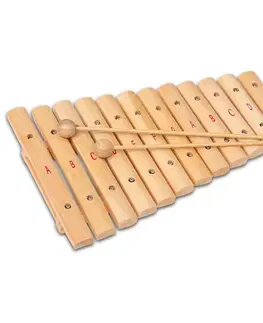 Hračky BONTEMPI - Dřevěný xylofon XLW12