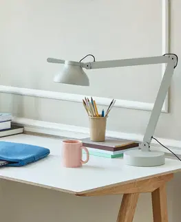 Stolní lampy kancelářské HAY HAY PC Double Arm LED stolní lampa, šedá