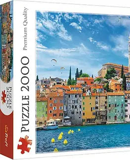 Hračky puzzle TREFL - Puzzle 2000 - Rovinj, Chorvatsko