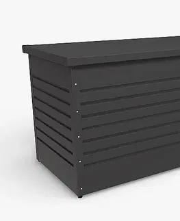Úložné boxy Biohort Venkovní úložný box FreizeitBox 201 x 79 x 83 (tmavě šedá metalíza)