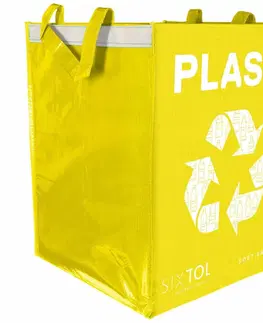 Odpadkové koše Sixtol Tašky na tříděný odpad SORT EASY 4 METAL, 4 ks