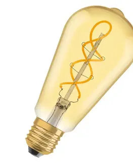 LED žárovky OSRAM LEDVANCE Vintage 1906 Edison 28 Filament 4W 820 Gold E27 4099854091292