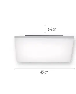 Inteligentní stropní svítidla Q-Smart-Home Paul Neuhaus Q-FRAMELESS stropní světlo 45x45cm