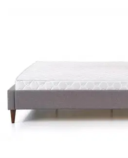 Postele HALMAR Čalouněná postel Scantino 160x200 dvoulůžko šedá