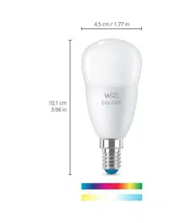 LED žárovky WiZ LED žárovka E14 P45 4,9W (40W) 470lm 2200-6500K RGB IP20, stmívatelná