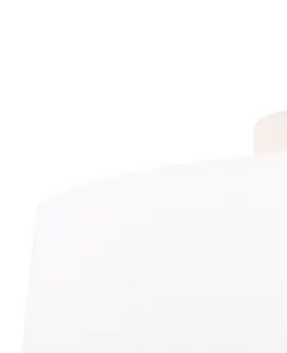 Stropni svitidla Stropní lampa s plátěným odstínem bílá 35 cm - bílá Combi