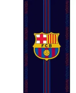 Doplňky do ložnice Carbotex Fotbalová osuška FC Barcelona Racing, 70 x 140 cm