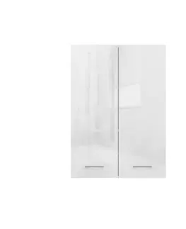 Koupelnový nábytek TP Living Dubová koupelnová skříňka POLA lesklá bílá