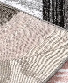 Koberce a koberečky Dywany Lusczow Kusový koberec ALTER Nano trojúhelníky růžový, velikost 240x330