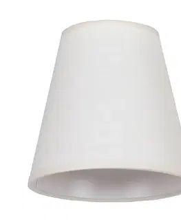 Stínidlo na lampu Duolla Stínidlo Cone AB, Ø 15 cm, ecru/strukturovaná
