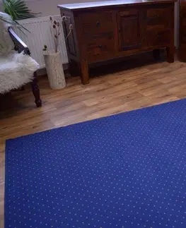 Koberce a koberečky Dywany Lusczow Kusový koberec AKTUA Mateio modrý, velikost 100x250
