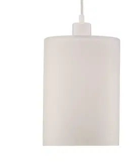 Závěsná světla Solbika Lighting Závěsná lampa Soda s bílým skleněným stínidlem Ø 18 cm