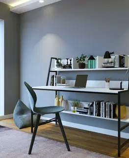 Kancelářské a psací stoly Psací stůl L198 bílý