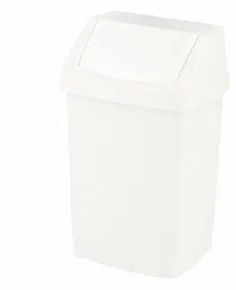 Odpadkové koše Curver Odpadkový koš, CLICK-IT 25 l, bílá