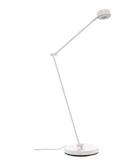 Stojací lampy Lindby Stojací lampa Jyla, bílá, nastavitelná, GX53, 4000K