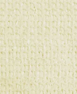 Stínící textilie Stínící plachta obdélníková HDPE 5 x 7 m Dekorhome Krémová