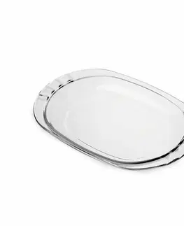 Talíře Bormioli Rocco Skleněný talíř s víkem Basic, 27 cm