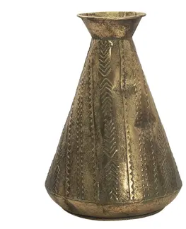 Dekorativní vázy Zlatá antik dekorační váza Valentino - Ø 27*38 cm Clayre & Eef 6Y4521