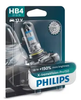 Autožárovky Philips HB4 12V 51W P22d X-tremeVision Pro150 1ks blistr 9006XVPB1