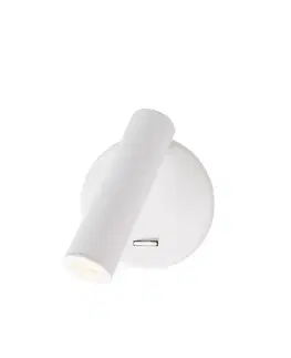 LED bodová svítidla Nova Luce Moderní nástěnná LED lampička Laredo s nastavitelným spotem - 3 W LED, bílá NV 8140521