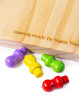 Dřevěné hračky Bigjigs Toys Dřevěná hra HALMA