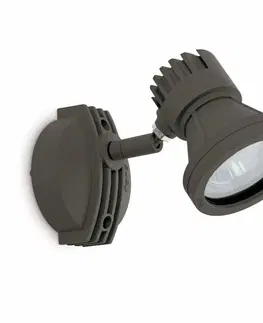 Moderní venkovní nástěnná svítidla FARO PROJECT 73 projekční lampa, tmavě šedá