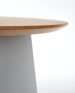 Konferenční stolky Odkládací stolek ANILKA, přírodní/šedá