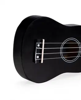 Hudební nástroje pro děti ECOTOYS Dětské ukulele ZOE černé