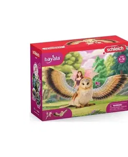 Dřevěné hračky Schleich Bayala 70789  Víla na letící sově