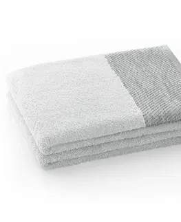 Ručníky Bavlněný ručník AmeliaHome Aria světle šedý, velikost 50x90