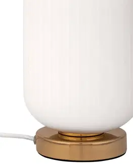 Stolní lampy na noční stolek Pauleen Pauleen Noble Purity stolní lampa, bílé stínidlo