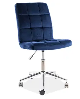 Kancelářské židle Signal Kancelářské křeslo Q-020 VELVET Varianta: Curry / Bluvel 68
