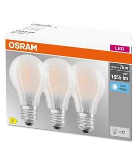 LED žárovky OSRAM OSRAM LED žárovka E27 Base CL A 7,5W 4000K matná 3