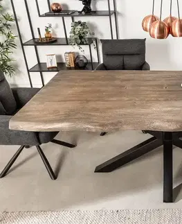 Jídelní stoly LuxD Designový jídelní stůl Massive 200 cm šedá akácie