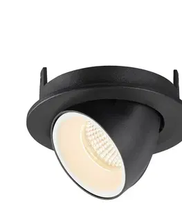 LED podhledová svítidla SLV BIG WHITE NUMINOS GIMBLE S zápustné stropní svítidlo černé/bílé 2700 K 55° 1005874