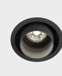 Bodovky do podhledu na 230V KOHL LIGHTING KOHL-Lighting MOON DAISY zapuštěné svítidlo s rámečkem pr. 83 mm černá 8 W LED  Non-Dimm