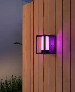 Inteligentní venkovní nástěnná svítidla Calex Calex Smart Outdoor Lantern nástěnné CCT RGB