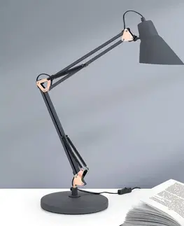 Stolní lampy kancelářské Orion Stolní lampa Bachelor, trojitě nastavitelná
