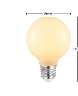 Stmívatelné LED žárovky Arcchio LED žárovka E27 4W G80 2 700K dim opál sada 3ks