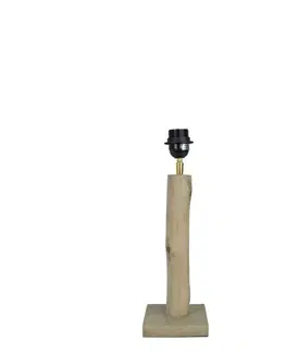 Lampy Dřevěná základna ke stolní lampě Eukalyptus - 10*10*40cm Mars & More OMLVE30