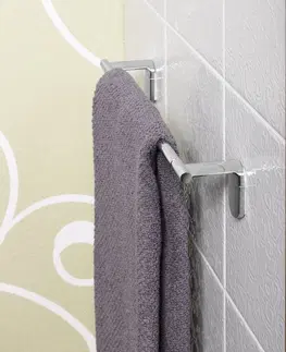 Koupelnový nábytek SAPHO ZERO držák ručníků 480x55mm, chrom ZE420