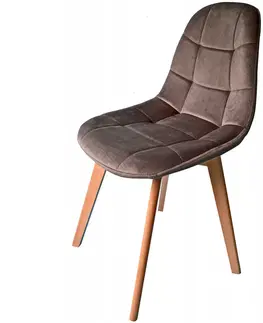 Židle Tmavě šedá moderní židle s luxusním čalouněním