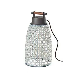 Venkovní designová světla Bover Stolní lampa LED Bover Nans M/41 pro venkovní použití, béžová barva