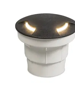 Venkovni zemni reflektory Moderní venkovní pozemní bodová černá včetně LED IP67 - Ceci 2