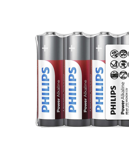 Baterie primární Philips Philips LR6P4F/10 - 4 ks Alkalická baterie AA POWER ALKALINE 1,5V 