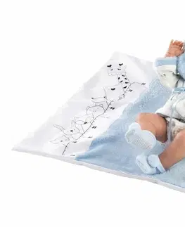 Hračky panenky LLORENS - 73897 NEW BORN CHLAPEK - realistická panenka miminko s celovinylovým tělem - 40