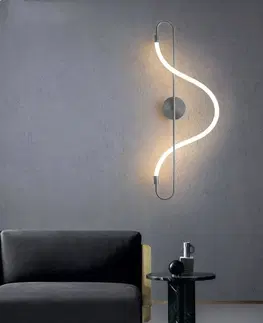 Svítidla TooLight Nástěnná LED lampa Kinkiet IX chrom