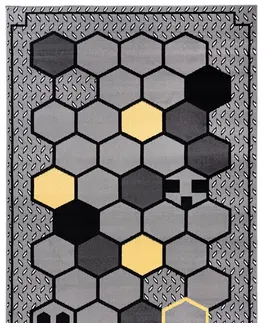 Koberce a koberečky ArtTapi Koberec ATENA FH10C | šedá 120 x 170 cm