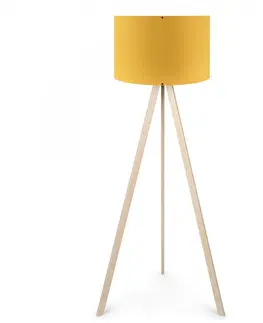 Svítidla Opviq Stojací lampa AYD V 140 cm žlutá