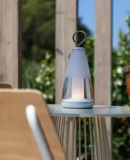 SmartHome venkovní dekorativní svítidla LUTEC connect LED stolní lampa Pepper, RGBW, inteligentní, bílá